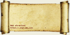 Anđela Šijakov vizit kartica